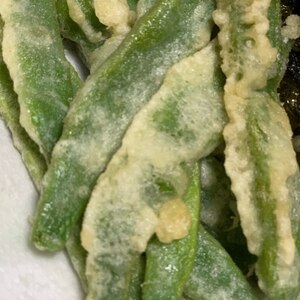 モロッコインゲン豆の天ぷら
